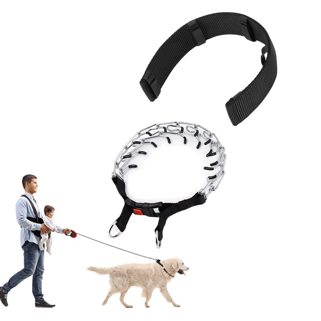 Стимул для дрессировки собак Цепной ошейник Принадлежности для животных Принадлежности для обучения собак Спайк Ошейник для собак Шея Цепь для собак