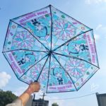 玻璃彩绘透明初音未来长柄周边雨伞动漫二次元加粗折叠痛伞小众伞