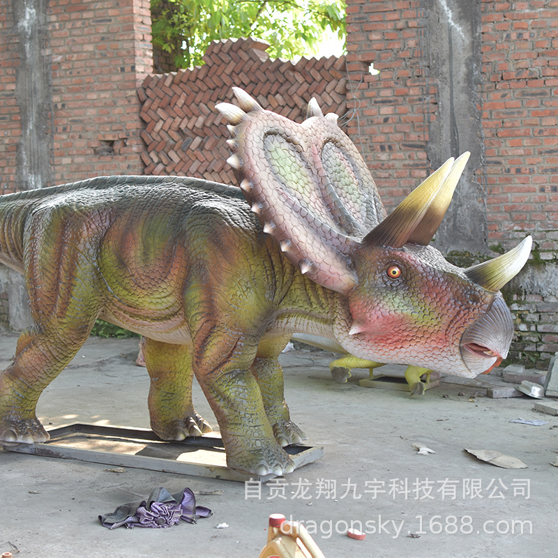 伺服电机大型会动会叫仿真恐龙模型雕塑雕像游乐园侏罗纪公园摆件