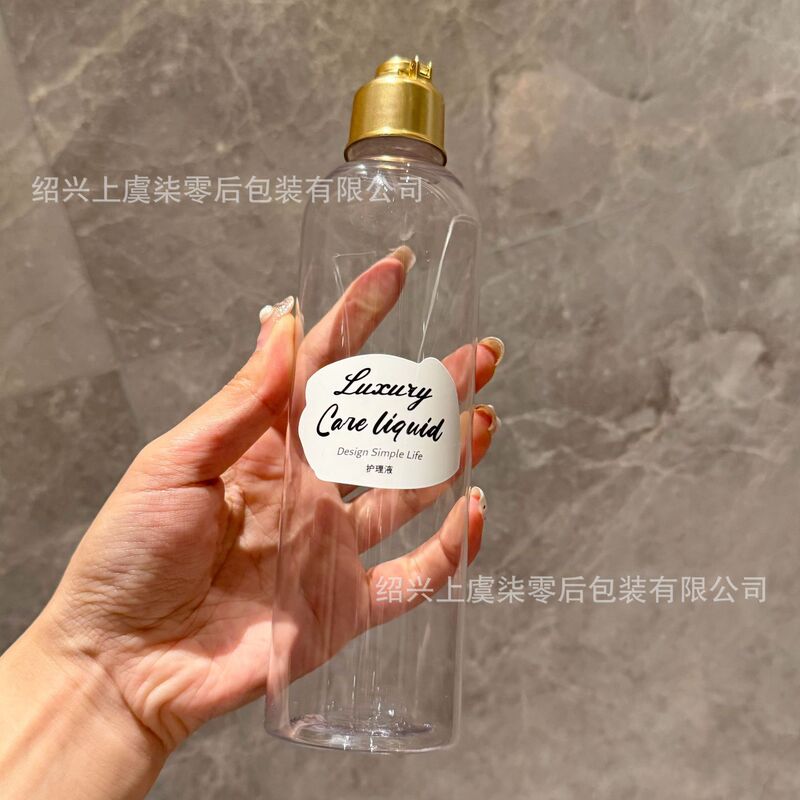 Slim 250ml Bath Oil Massage Oil Touch Oil Lotion Transparent High-End Feel with a Click Cap Pet Empty Bottle Slim 250ml Bath Oil Massage Oil Touch Oil Lotion Transparent High-End Feel with a Click Cap Pet Empty Bottle