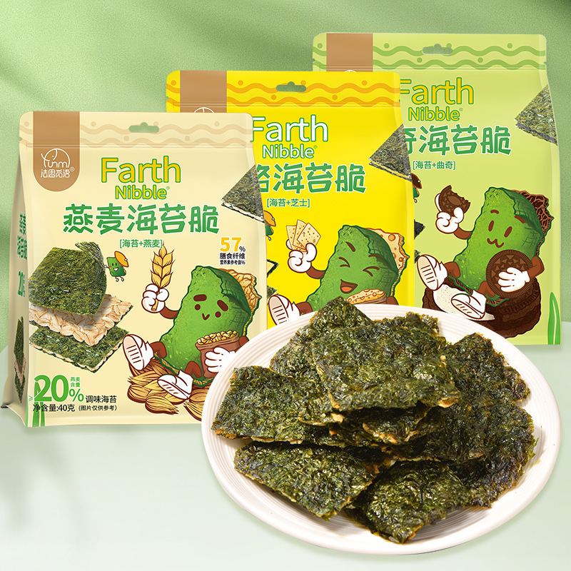 Fa Stimyu 40g Sesame Crisps with Cheese and Nori Oat Sandwich Snack Wholesale