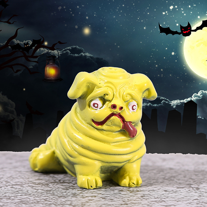微景観多肉小置物新作魔法猫可愛いかぼちゃかぼちゃキーホルダーハロウィン置物|undefined