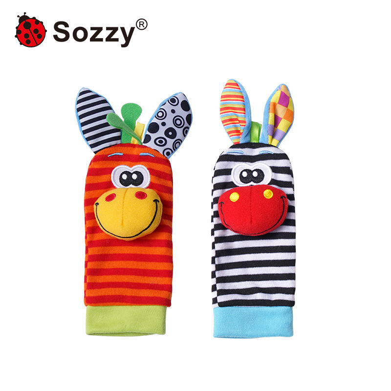 Sozzy ベビーガラガラ時計パズル新生児 0-3 歳ギフトリストストラップベビーソックスおもちゃ卸売|undefined