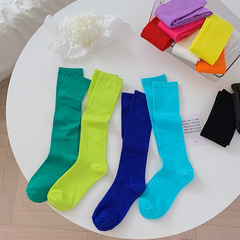 Spring Japanese Lolita JK college style mid-calf socks Korean style pile socks for female students