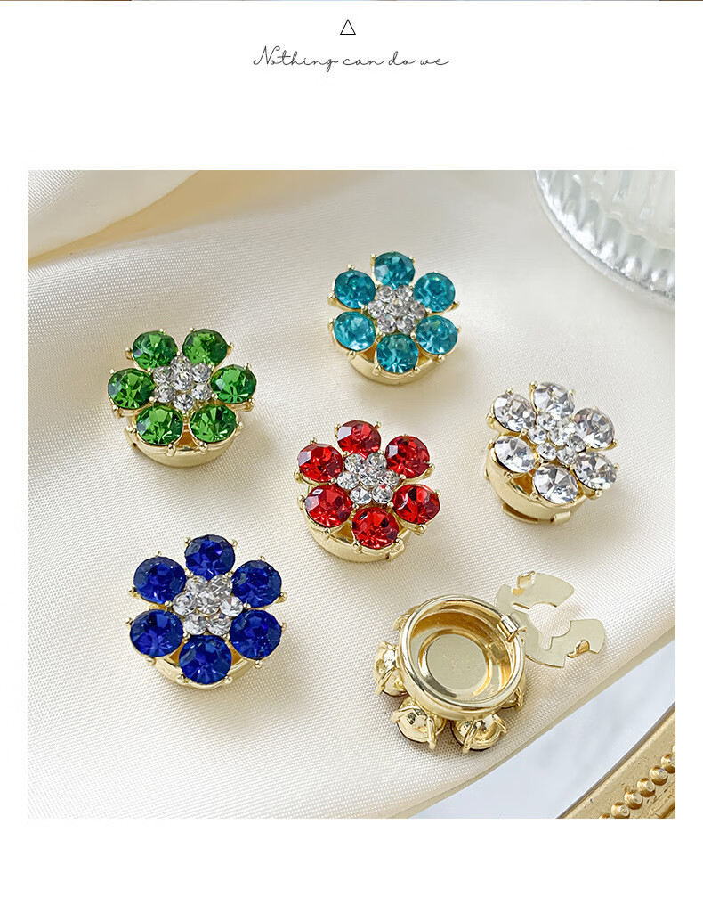 Elegant Glam Pin Flower Alloy Copper Unisex Button Cover Brooches display picture 7