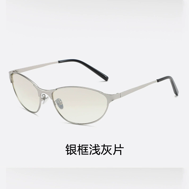 Солнцезащитные очки ZHUANLIYANG cat-eye, ледяно-голубые линзы, премиум с 2-каратным акцентом