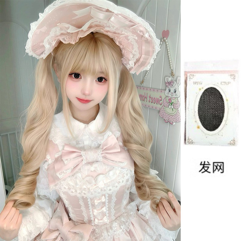 [hair tie] platinum 75cm + hair net