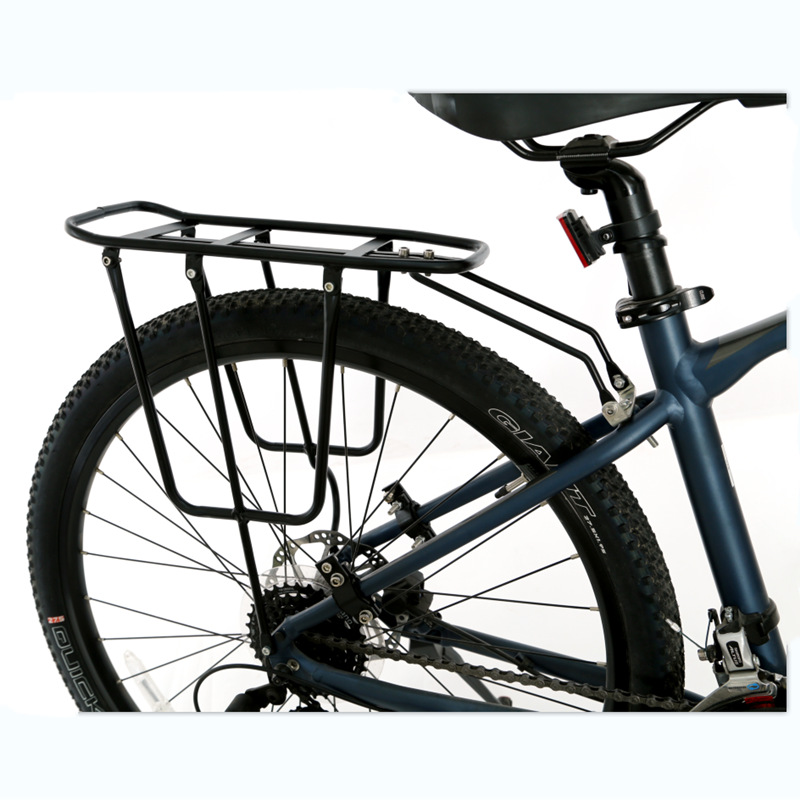 Estante de bicicleta de montaña freno de disco tripulado V freno vagón de montaña tubo de acero estante trasero de hierro