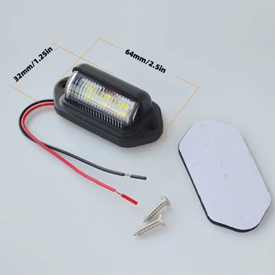 Light Bulbs for Car Door Step: License plate lamp
