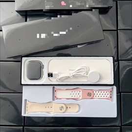 跨境智能蓝牙手表高配芯片适用watch联名款腕带含运动速干硅胶