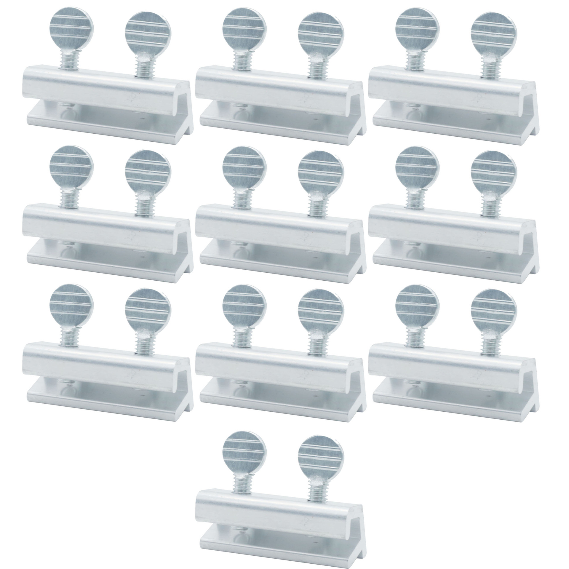 Cerradura de ventana de acero inoxidable de plata de mango redondo transfronterizo cerradura de puerta y ventana sin perforaciones cerradura de puerta corredera protección seguridad antirrobo límite