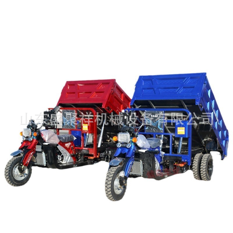 出口三轮摩托车燃油宗申动力汽油三轮车拉货农用货运自卸载重王