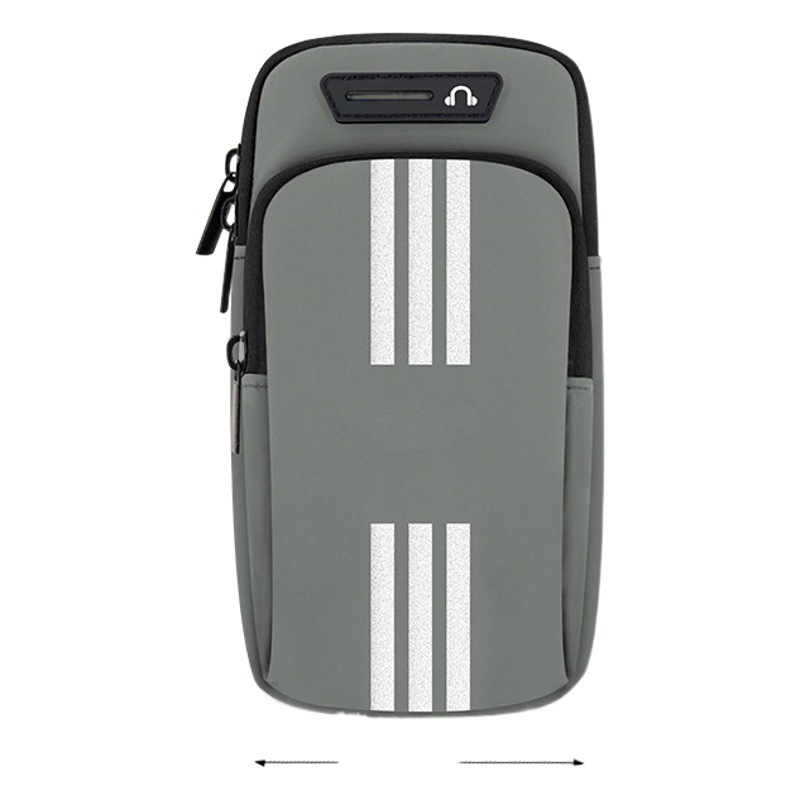 7.0inch Leather-Like Mobile Phone Arm Bag, Outdoor Sports Waterproof Arm Bag, Fitness Cycling, Running, Mountaineering Crossbody