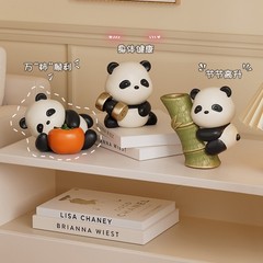 成都熊猫节节高升桌面摆件文创周边纪念品伴手礼送老外中国风礼物
