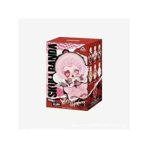 POPMART泡泡玛特 SKULLPANDA冬日系列毛绒公仔挂件盲盒手办女生|undefined
