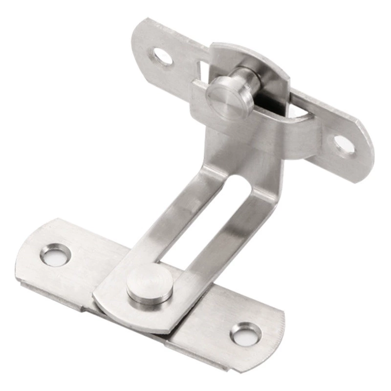 Дверная Пряжка из нержавеющей стали Болт Противоугонный дверной болт пряжка дверь сарая дверной замок клетка для домашних животных 90 градусов под прямым углом мини-замок