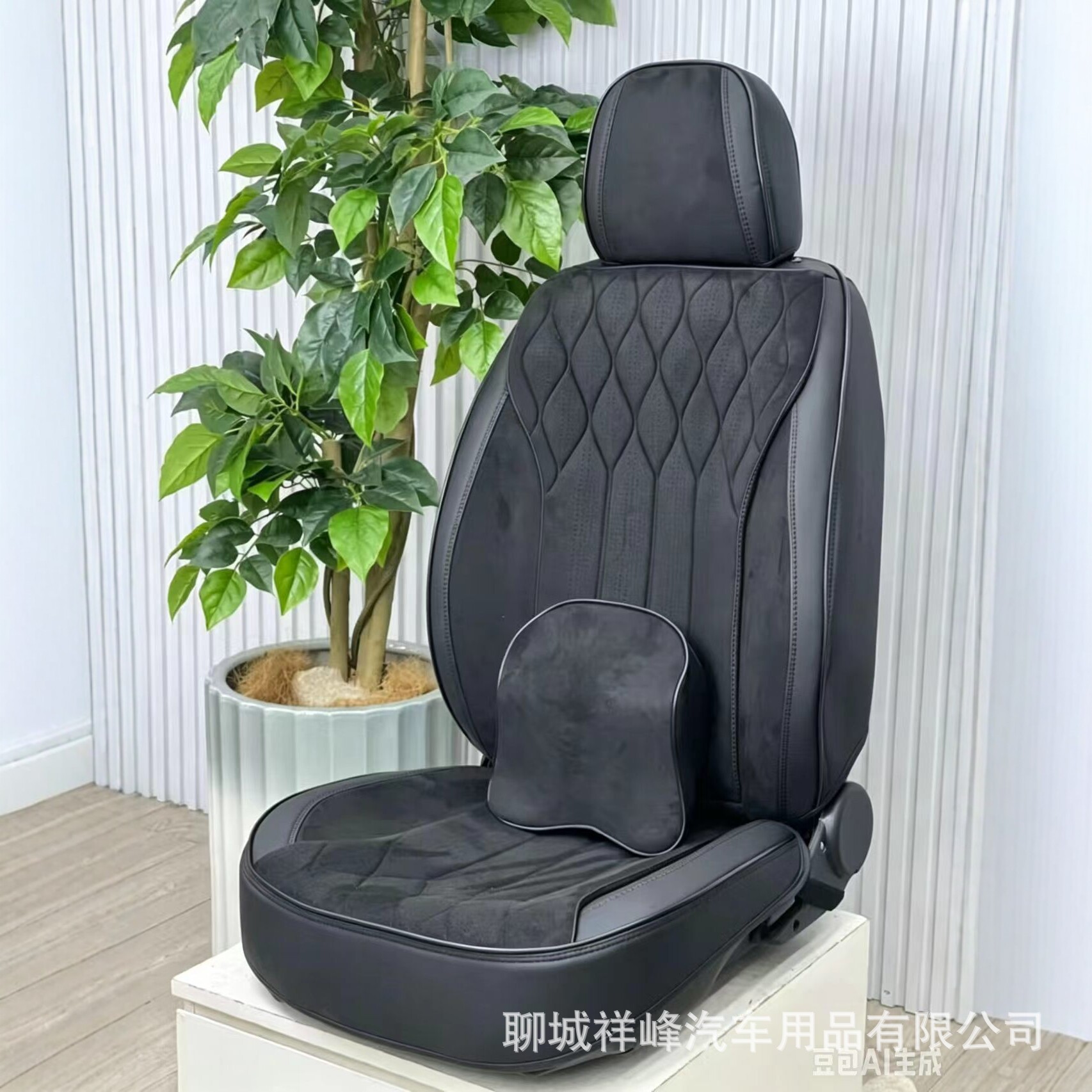 All-Inclusive Suede Leather Seat Covers for All Seasons, Nappa Leather Universal Car Seat Covers, Export Wholesale
