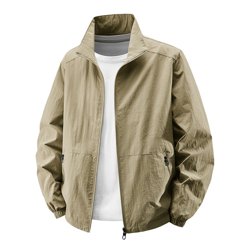 Tiktok Trending Spring New Men's Casual Jacket, Durable, Comfortable, Breathable, Soft, Simple, Fashionable, Casual Outdoor