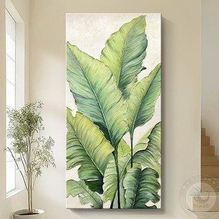 ✅ Oil Painting of Dafen Village Entrance Decoration by Artist Daye, Large Hand-Painted Oil Painting for Corridor and Hallway Texture Art