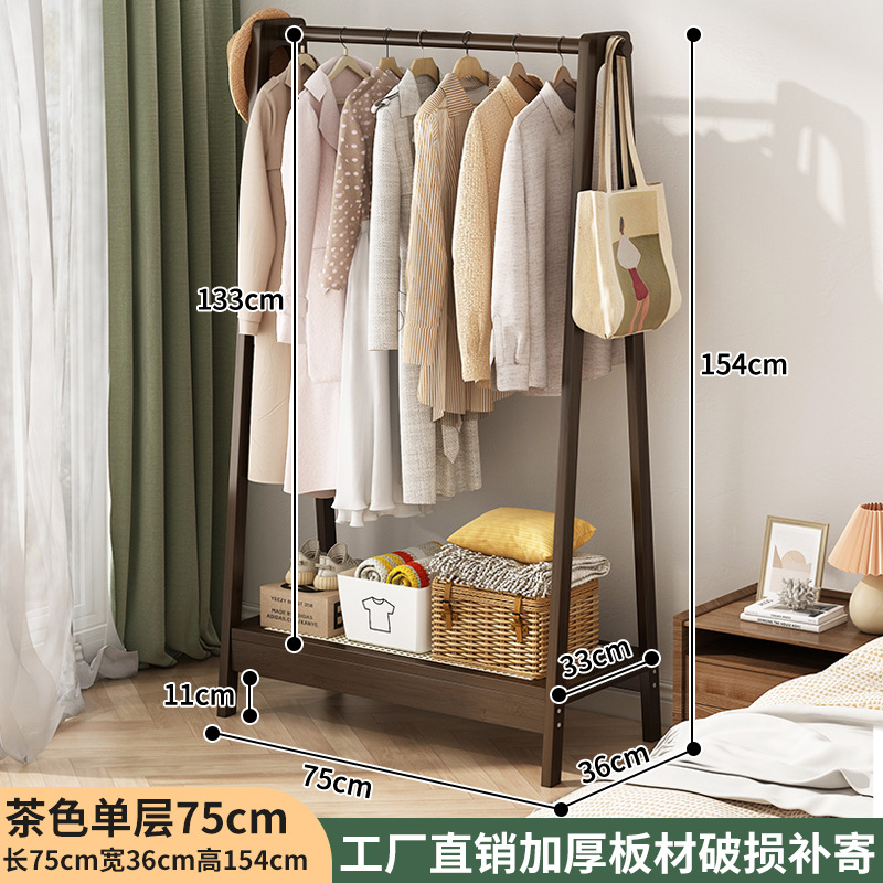 percha de ropa simple de piso vertical percha de ropa doméstica de dormitorio para almacenar y organizar percha de ropa tipo A percha de sombrero