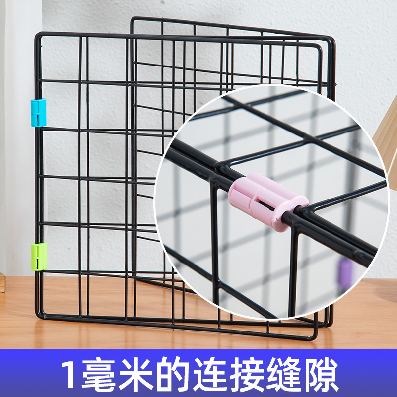 网格片连接扣铁丝网固定扣猫笼鸟笼宠物笼拼接配件活页卡扣组合扣