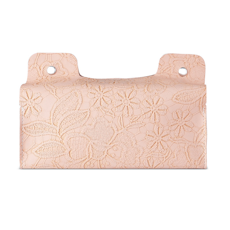 Caja de toallitas impresas, caja de extracción de alta calidad, cuero, bolsa de toallitas, escritorio de la sala de estar, caja de extracción de servillas creativas