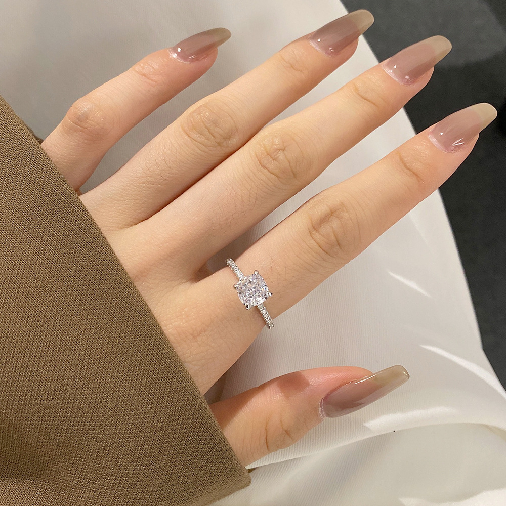 6g Weight Rings Classification 1 Piece Quantity Daily Occasion 925 Sterling Silver Material Geometric Pattern Women'S Gender Plating Design Retro Style 925 Sterling Silver Geometric Rings 7