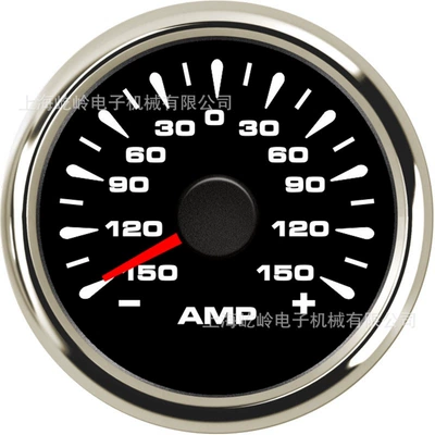 with Various Backlight — automobile instrument - silver-edge-black-bottom-150a