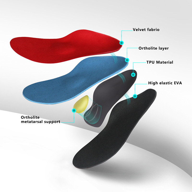 Orthotic Arch Support Insolas de soporte de arco Insolas de forma de calzado Pies planos severos