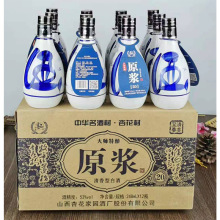 山西杏花家园半斤酒简装光瓶一箱十二瓶248mlx12瓶 电商货源代发