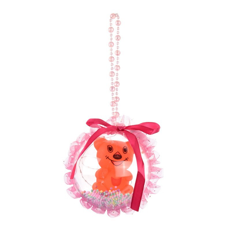 Cadena de cuentas luminosas Linterna de muñeca portátil Bola de cielo estrellado Linterna de animales de dibujos animados coloridos Regalo de juguete luminoso para niños