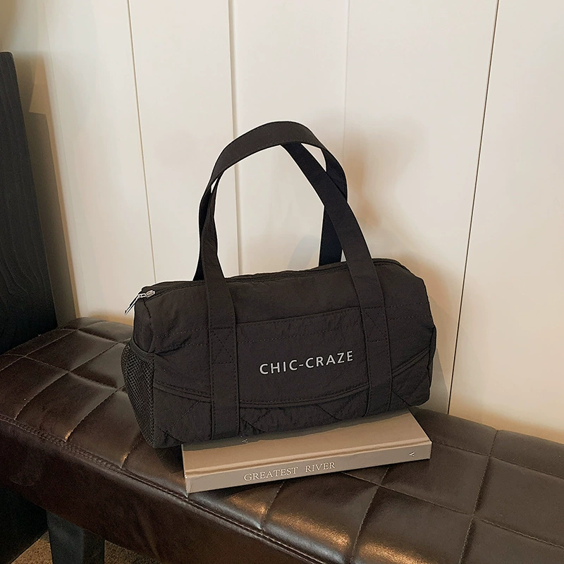 Сумка через плечо и ручная (Chic-Craze), нейлон, вместительная 35×15×16 см для зала и поездок