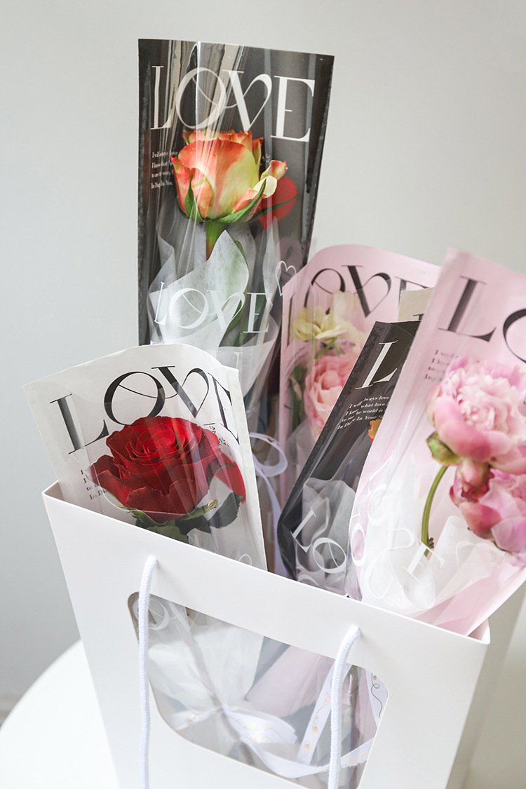 114g Weight Gift Wrapping Supplies, Korean Floral Wrapping Paper Event & Party Supplies Jewelry Packaging Bags Classification 1 Set Quantity Date Occasion Valentine'S Day Simple Style Classic Style Solid Color Plastic Date Gift Wrapping Supplies Korean Floral Wrapping Paper Party Supplies Gift Wrapping Supplies 1 Set