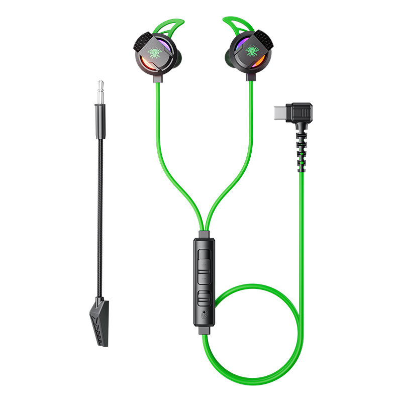 浦記RX3 Plus携帯電話電気競争ヘッドホンゲーム入耳式有線食鶏平和エリートtype-c耳麦|undefined