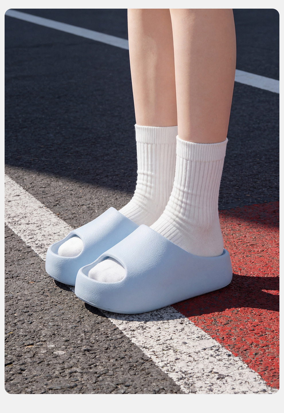 Zomer slippers voor dames van eva met dikke zool antislip_voghion.com