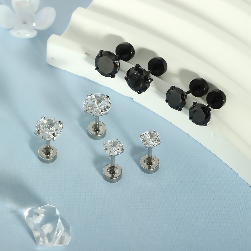 Labret piercing jewelry detail image