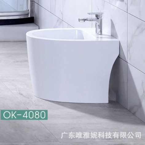 Lavadora para mujeres de piso (OK - 4080) Europa fácil de limpiar, limpieza corporal femenina, estilo europeo.