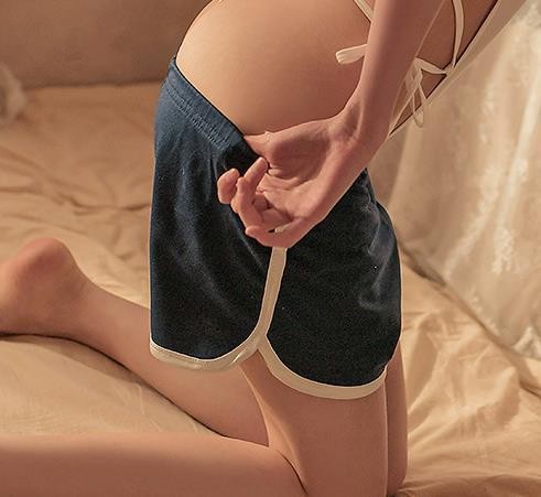 Cute Campus Role Play Costume Set with Open Crotch One-Piece and Shorts — detail image 5