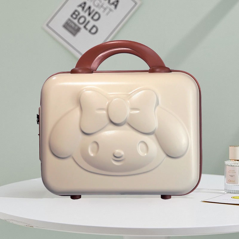 14 pulgadas maleta de maquillaje regalo de boda mini maleta de dibujos animados maleta de regalo impermeable