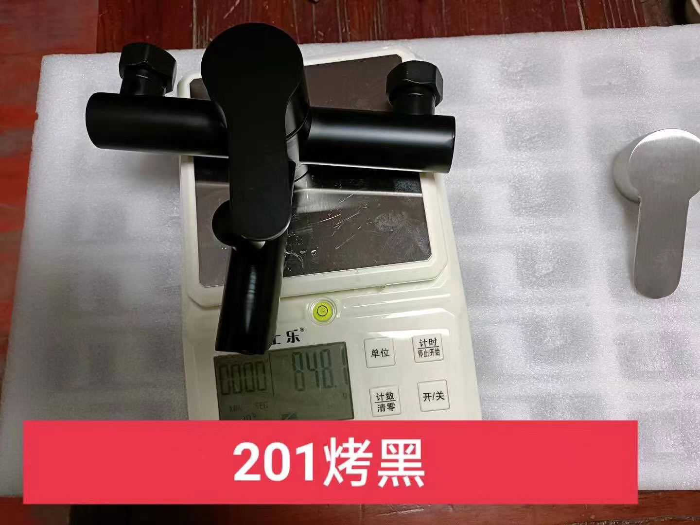 304 de acero inoxidable simple de dos funciones baño ducha sola función caliente y fría válvula de mezcla grifo