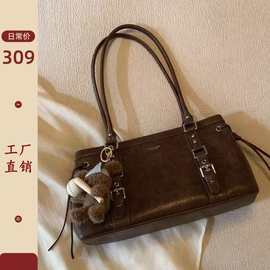 南风Chio2nd 维也纳秋托特包包女款秋冬复古通勤大容量手提单肩包