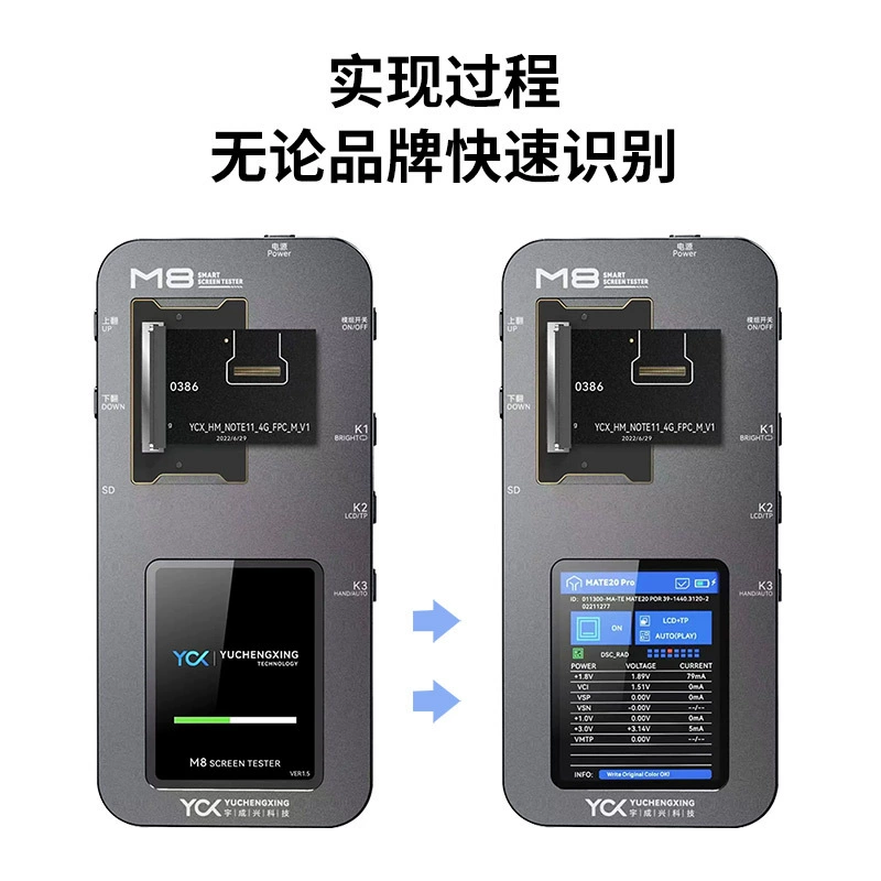 Универсальный тестер совместимости экранов (Samsung) для умных часов и мобильных телефонов, серый