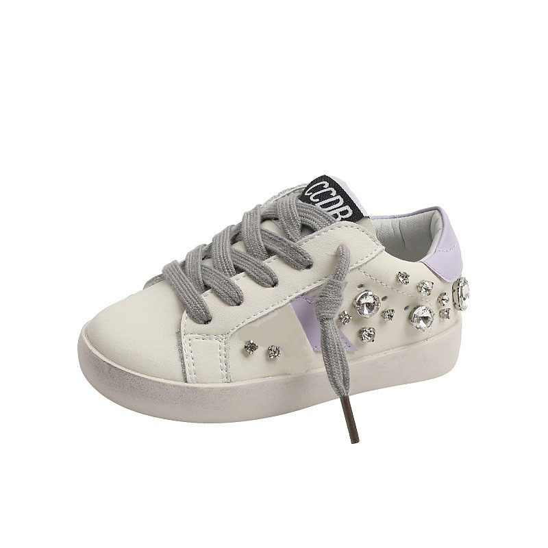 Perceuse cousue à la main pour filles, planche d'étoiles décontractées pour enfants, grands garçons, chaussures simples, petites chaussures sales, 22016_voghion.com