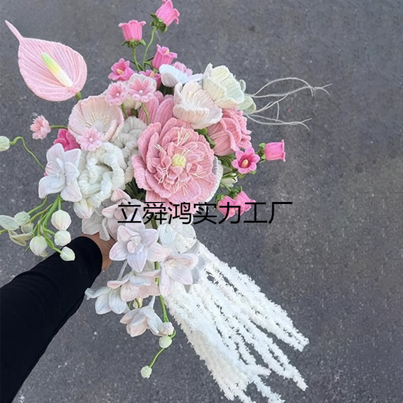 ツイストスティックブーケ手作りひまわりハンドヘルド素材パッケージ婚約証明書親友ガールフレンド誕生日工場直販|undefined