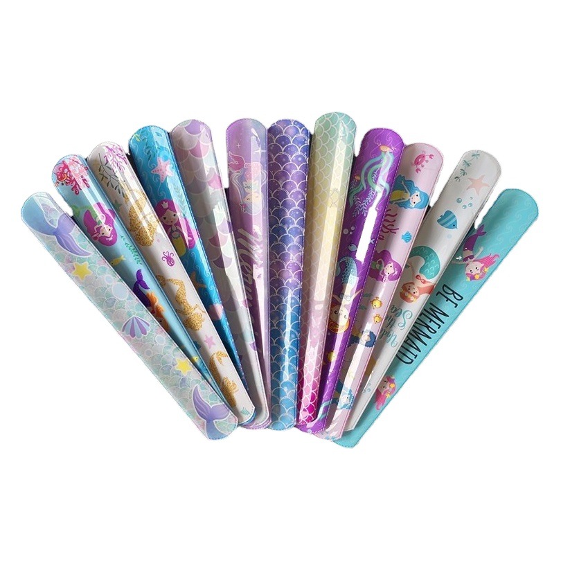 Strictly Select New Mermaid Snap Ring Amazon Non-Infringement Element Pattern Children's Toy Snap Ring Bracelet