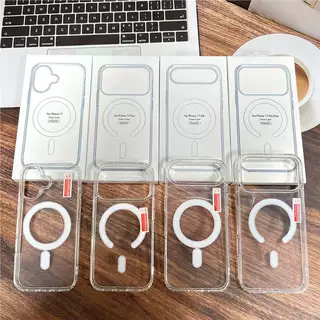 适用iPhone16苹果18promax磁吸壳Magsafe透明15磁吸手机壳12