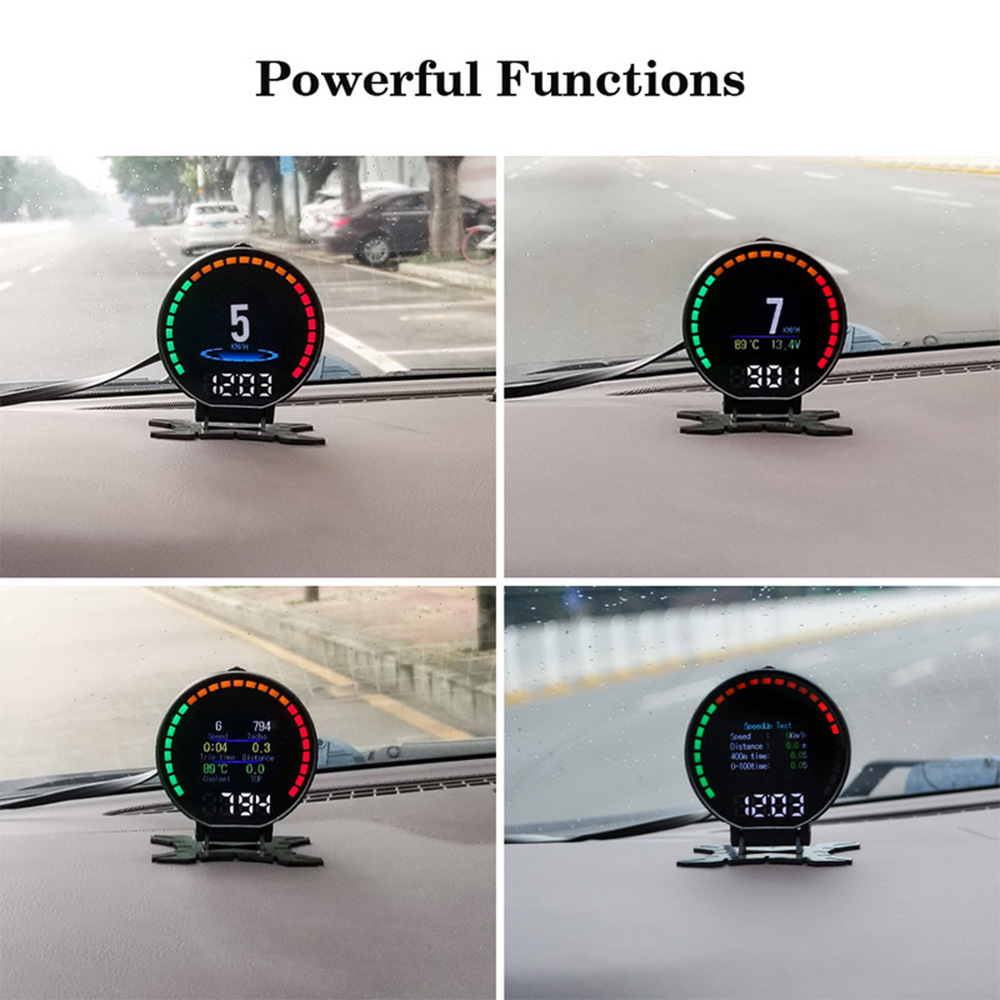 P15 Intelligent Driving Computer Obd2 System 2.84inch Lcd Color Screen Information Does Not Require Reflection for Hud Head-Up Display