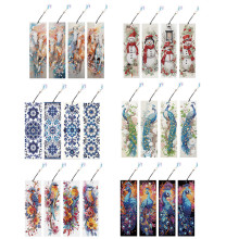 diy钻石画书签衍生品异形钻卡通5d钻石绣点钻花型装饰流苏