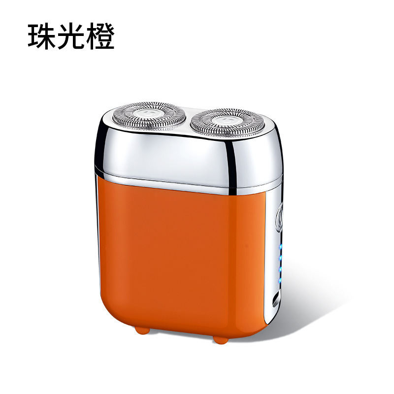 SQ5027 磁気電気シェーバー吊り下げダブルヘッド USB 充電長持ち商用屋外ポータブルシェービング|undefined