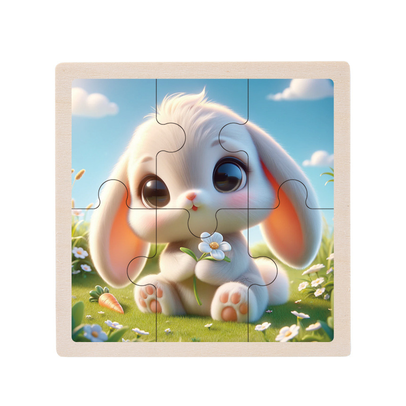 Puzzles cognitivos de madera infantiles, puzzles de educación temprana, ejercicios de pensamiento lógico, juguetes divertidos de aprendizaje